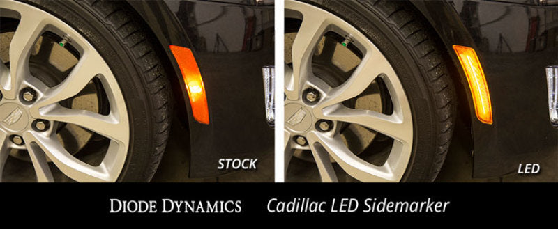 Diode Dynamics 14-19 Cadillac ATS Cadillac ATS LED Sidemarkers (Pair) - Amber