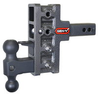 Thumbnail for Gen-Y Mega Duty 2in Shank 5in Offset Drop 1.5K TW 10K Hitch w/GH-031 Dual-Ball/GH-032 Pintle Lock