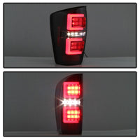 Thumbnail for Spyder 16-17 Toyota Tacoma LED Tail Lights - Black (ALT-YD-TT16-LED-BK)