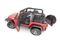 Thumbnail for BedRug 97-06 Jeep TJ Front 3pc Floor Kit (w/Center Console) - Incl Heat Shields
