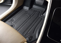 Thumbnail for 3D MAXpider 15-22 Ford F150 Supercrew Hybrid Insert Kagu 1st Row Floormat for L1FR08304609 - Black