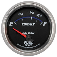 Thumbnail for AutoMeter Gauge Fuel Level 2-5/8in. 73 Ohm(e) to 10 Ohm(f) Elec Cobalt