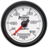 Thumbnail for Autometer Phantom II 52.4mm Mechanical 0-100psi Boost Gauge