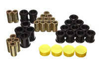 Thumbnail for Energy Suspension 95-98 Nissan 240SX (S14) Black Rear Control Arm Bushing Set (Must reuse existing o