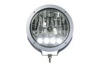 Thumbnail for Putco HID Lamp w/4 LED DayTime Running Lights - 9in Silver Housing w/ Clear Lens HID Off Road Lamps