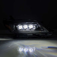 Thumbnail for AlphaRex 2011+ Toyota Sienna NOVA LED Proj Headlights Plank Style Black w/Activ Light/Seq Signal/DRL
