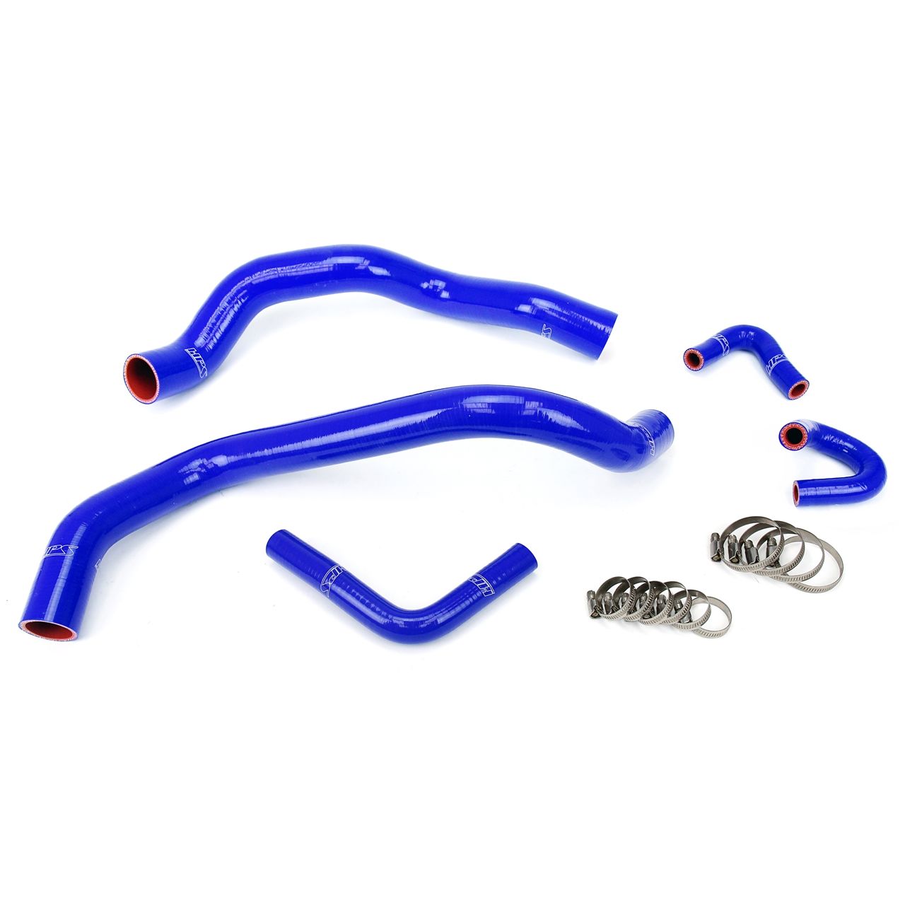 HPS Blue Reinforced Silicone Radiator and Heater Hose Kit Coolant for Ford 01-04 Mustang 3.8L 3.9L V6