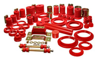 Thumbnail for Energy Suspension 94-95 Ford Mustang Red Hyper-flex Master Bushing Set w/ V-8