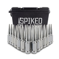 Thumbnail for Mishimoto Mishimoto Steel Spiked Lug Nuts M14 x 1.5 32pc Set Chrome