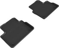Thumbnail for 3D MAXpider 19-21 Volvo S60 / V60 Hybrid Kagu 2nd Row Floormats - Black