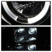 Thumbnail for Spyder GMC Sierra 1500/2500/3500 07-13 Projector Headlights LED Halo- LED Smoke PRO-YD-GS07-HL-SM