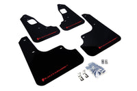 Thumbnail for Rally Armor 08-17 Mitsubishi EVO X Black UR Mud Flap w/ Red Logo