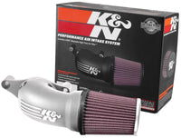 Thumbnail for K&N 17-18 Harley Davidson Touring Models Performance Air Intake System Silver
