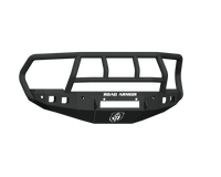 Thumbnail for Road Armor 16-18 Ram 2500 Stealth Front Bumper w/Titan II Guard/6 Sensor Holes - Tex Blk
