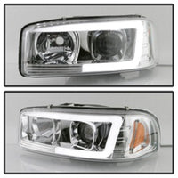 Thumbnail for Spyder GMC Sierra 1500/2500/3500 99-06 V2 Projector Headlights - DRL - Chrome PRO-YD-CDE00V2-LB-C