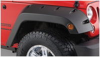 Thumbnail for Bushwacker 07-18 Jeep Wrangler Pocket Style Flares 2pc - Black