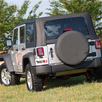 Thumbnail for Rugged Ridge 35-36 Inch Tire Cover Black Diamond