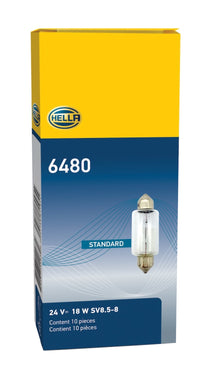 Thumbnail for Hella Bulb 6480 24V 18W SV8.5-8 T4.625 15x43mm