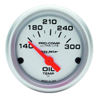 Thumbnail for Autometer Ultra-Lite 52mm 140-300 Deg F Electronic Oil Temperature Gauge