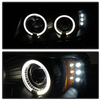 Thumbnail for Spyder Jeep Grand Cherokee 99-04 Projector Headlights LED Halo LED Black Smoke PRO-YD-JGC99-HL-BSM