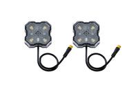Thumbnail for Diode Dynamics Stage Series Single Color LED Rock Light - Green M8 (2-pack)