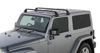 Thumbnail for Rhino-Rack 07-22 Jeep Wrangler JK/JL 2 Door Hard Top Vortex SG 2 Bar Roof Rack - Black