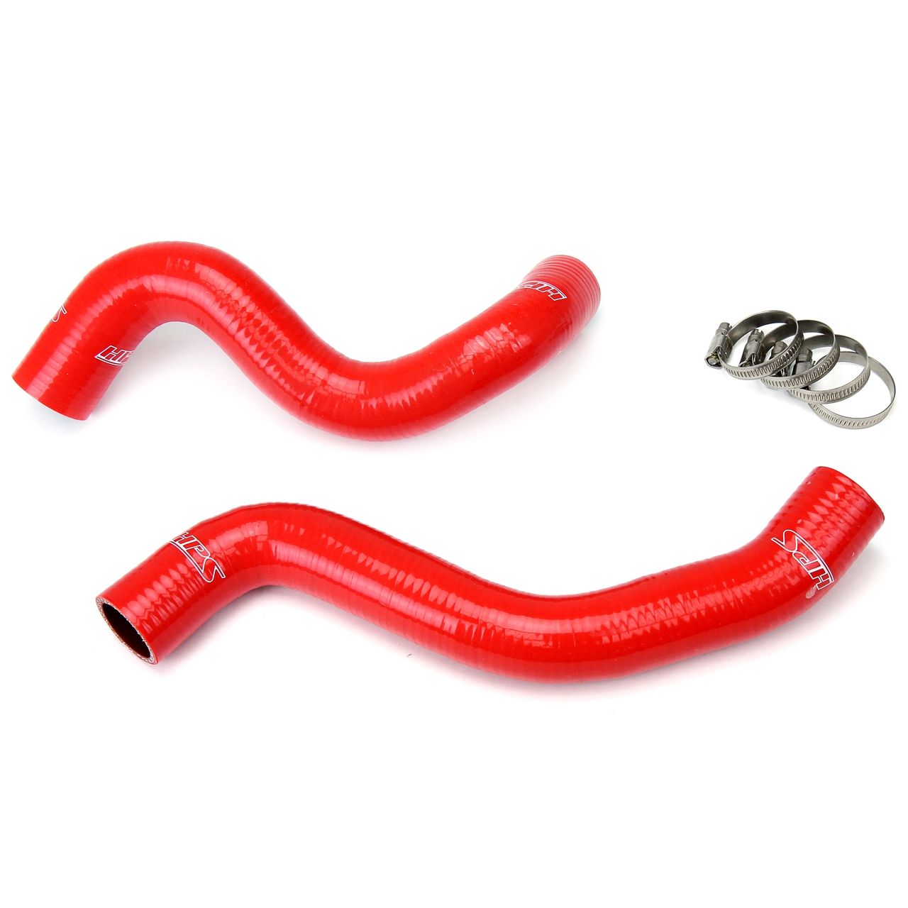 HPS Red Reinforced Silicone Radiator Hose Kit Coolant for Scion 05-10 tC