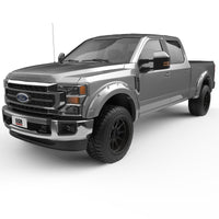 Thumbnail for EGR 2017 Ford Super Duty Bolt-On Look Color Match Fender Flares - Set - Ingot Silver