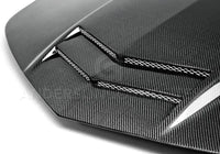 Thumbnail for Anderson Composites 10-13 Chevy Camaro TT-Style Carbon Fiber Hood