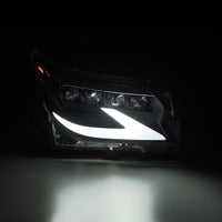Thumbnail for AlphaRex 14-19 Lexus GX 460 NOVA LED Projector Headlights Plank Style Black w/Activ Light/Seq Signal