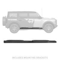 Thumbnail for Go Rhino 4in OE Xtreme SideSteps - Textured Black - 71in