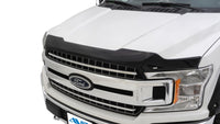 Thumbnail for AVS 15-18 Ford Focus (Grille Fascia Mount) Aeroskin Low Profile Acrylic Hood Shield - Smoke