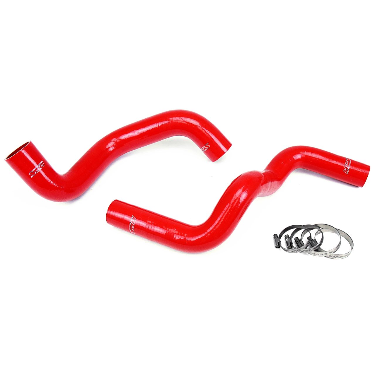 HPS Red Reinforced Silicone Radiator Hose Kit Coolant for Dodge 96-02 Viper