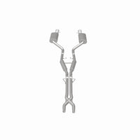 Thumbnail for MagnaFlow 05-07 Audi A4 Quattro V6 3.2L SS Cat-Back Dual Split Rear Exit 2 Tips Perf Exhaust Sys