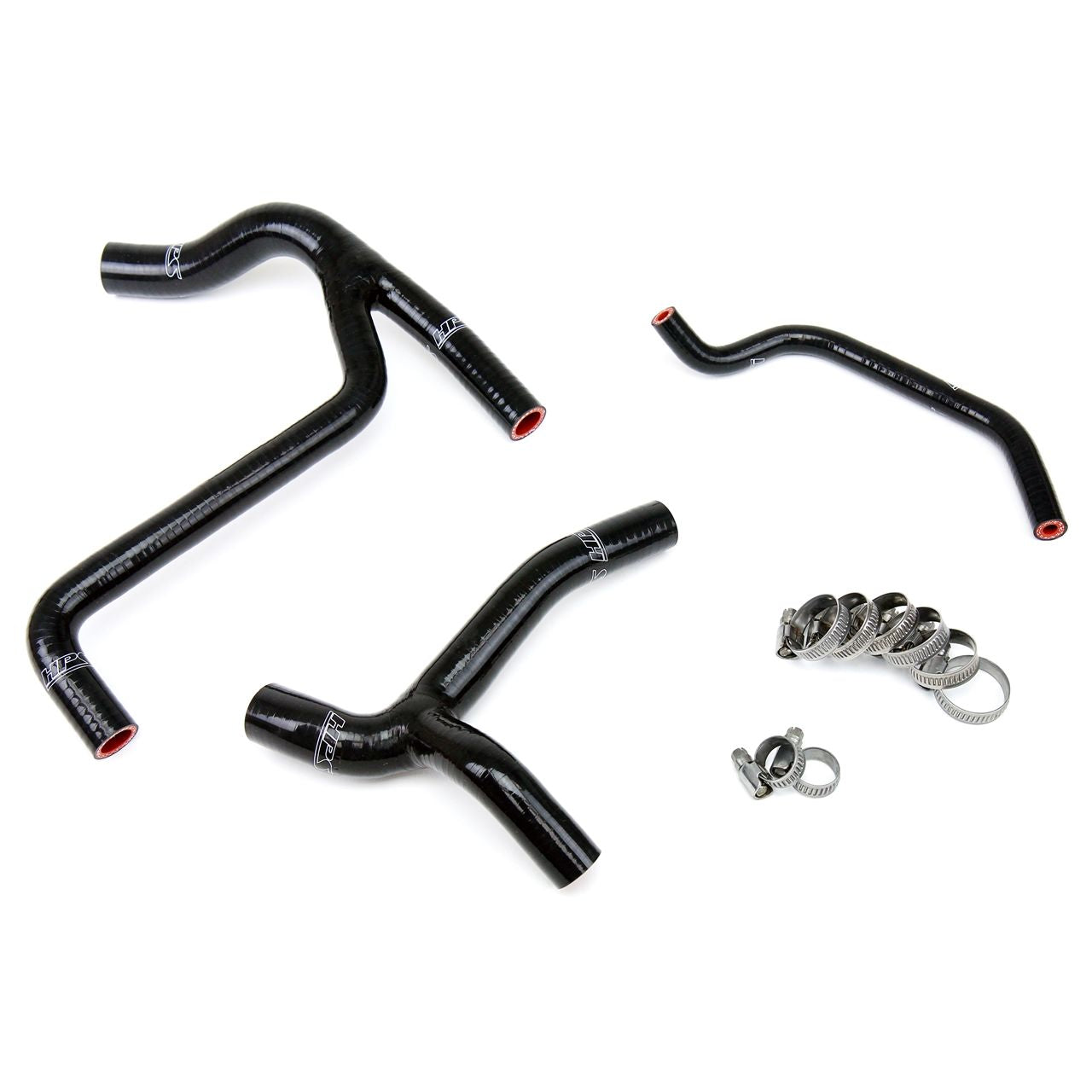 HPS Black Reinforced Silicone Radiator Hose Kit Coolant for Kawasaki 2009 KX450F