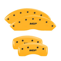 Thumbnail for MGP 4 Caliper Covers Engraved Front & Rear MGP Yellow finish black ch