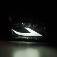 Thumbnail for AlphaRex 14-19 Lexus GX460 (Non-AFS) NOVA LED Proj Headlights Alpha Black w/Activ Light/Seq Signal