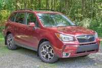 Thumbnail for Rally Armor 14-18 Subaru Forester Black Mud Flap w/ Grey Logo