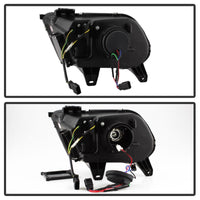 Thumbnail for Spyder 10-13 Ford Mustang - Halogen - Projector Headlights - LED Signals -Black (PRO-YD-FM2010V2-BK)