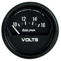 Thumbnail for Autometer AutoGage 2-5/8in 16V Electrical Voltmeter - Black