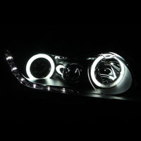 Thumbnail for ANZO 2006-2011 Honda Civic Projector Headlights w/ Halo Black (CCFL)