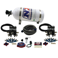 Thumbnail for Nitrous Express Street Shark Gas 4 Solenoids Nitrous Kit (100-150-250HP) w/10lb Bottle