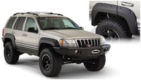 Thumbnail for Bushwacker 99-04 Jeep Grand Cherokee Cutout Style Flares 2pc - Black