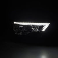 Thumbnail for AlphaRex 14-22 Toyota 4Runner LUXX-Series LED Proj Headlights Chrome w/Actv Light & Seq. Sig + DRL