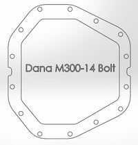 Thumbnail for aFe Power Rear Diff Cover Black w/Machined Fins 17 Ford F-350/F-450 6.7L (td) Dana M300-14 (Dually)