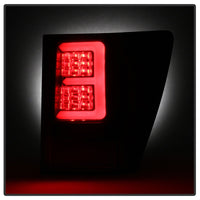 Thumbnail for Spyder 07-10 Jeep Grand Cherokee Light Bar LED Tail Lights - Black ALT-YD-JGC07V2-LB-BK