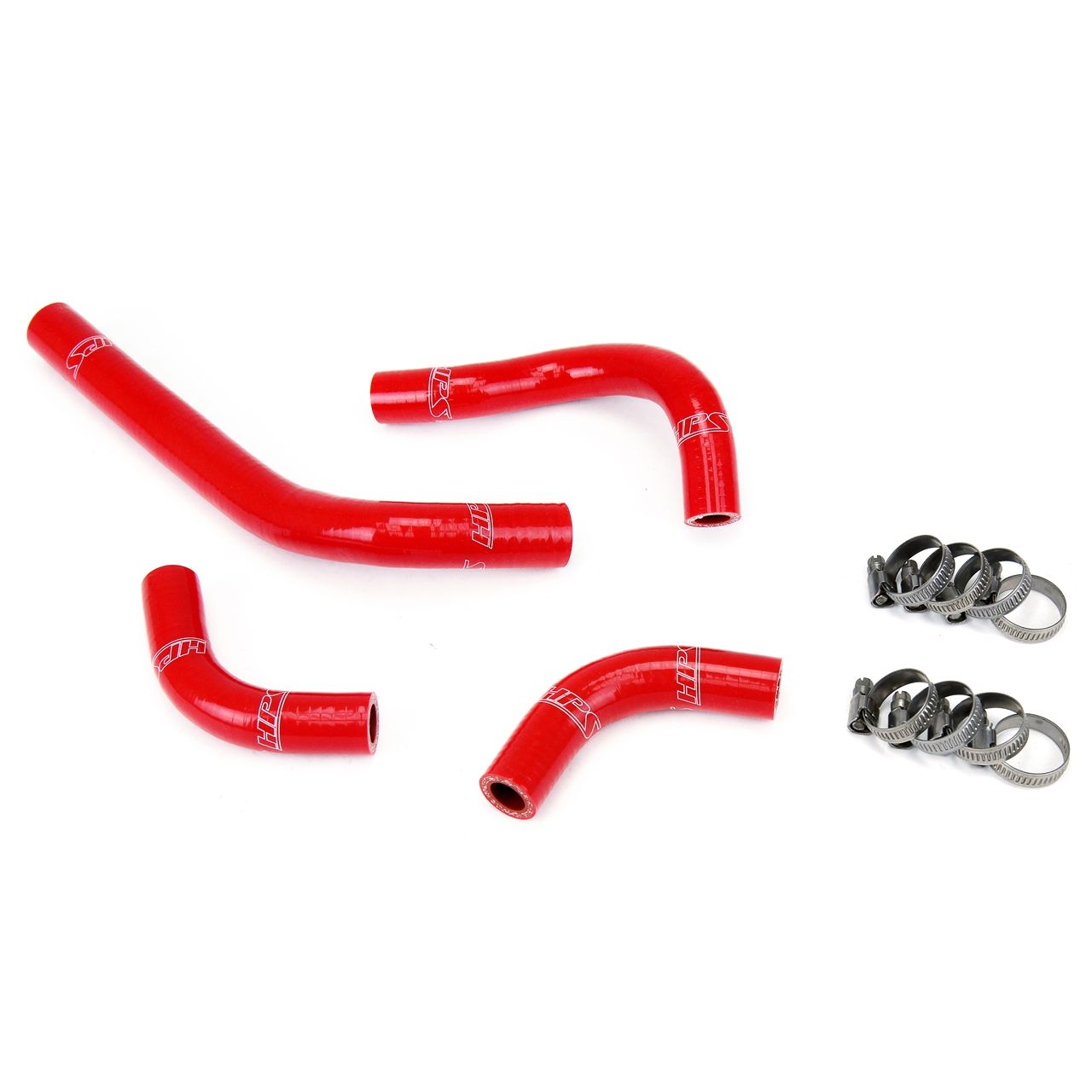 HPS Red Reinforced Silicone Radiator Hose Kit Coolant for Honda 04-09 CRF250R