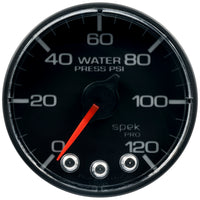 Thumbnail for Autometer Spek-Pro Gauge Water Press 2 1/16in 120psi Stepper Motor W/Peak & Warn Blk/Blk