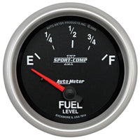 Thumbnail for Autometer Sport-Comp II 2-5/8in Short Sweep Electronic 0-90ohms Fuel Level Gauge