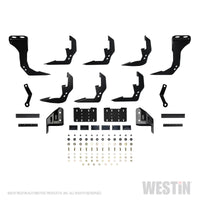 Thumbnail for Westin 2019 Chevrolet Silverado/Sierra 1500 Crew Cab (5.5ft) R5 Modular Nerf Step Bars - Black